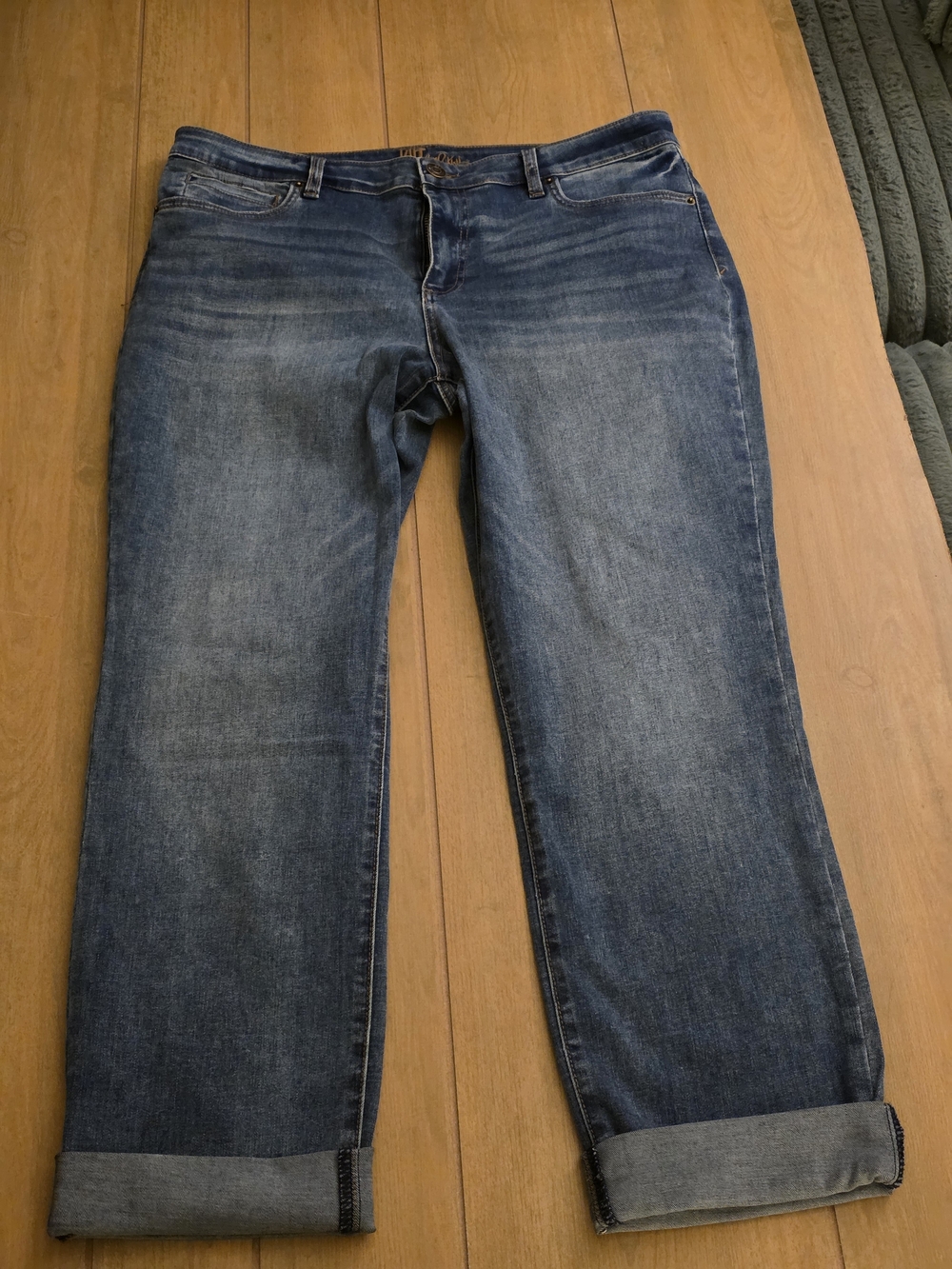 Kut from the Kloth Women's Boyfriend Jeans - Dark Blue Wash